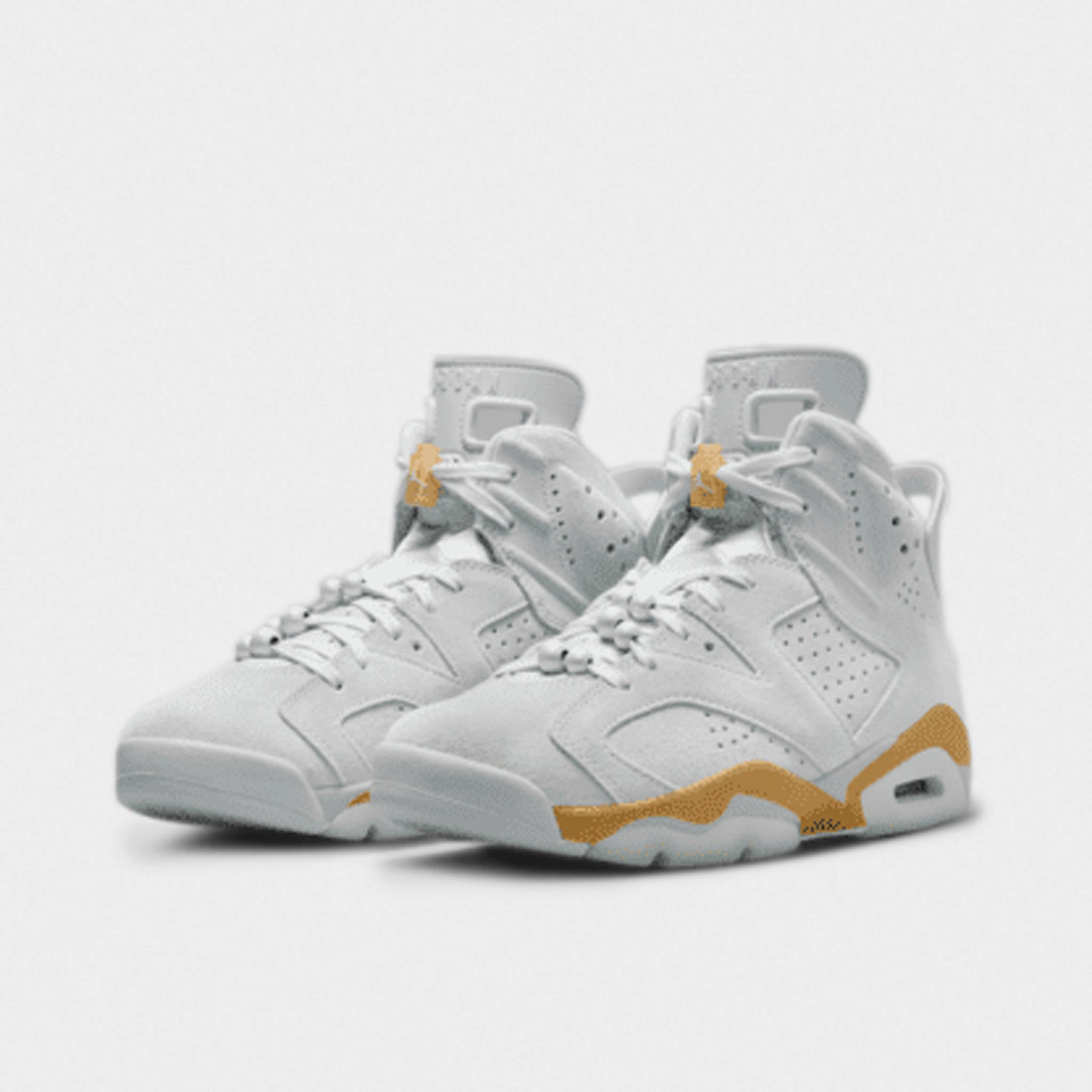 Impact Resistance Jordan Women's 6 Retro Pure Platinum / Metallic Gold - Coconut Milk
