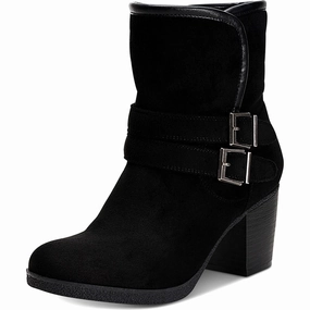Durable Shell Windy Weather GiGii Womens Faux Suede Ankle Booties