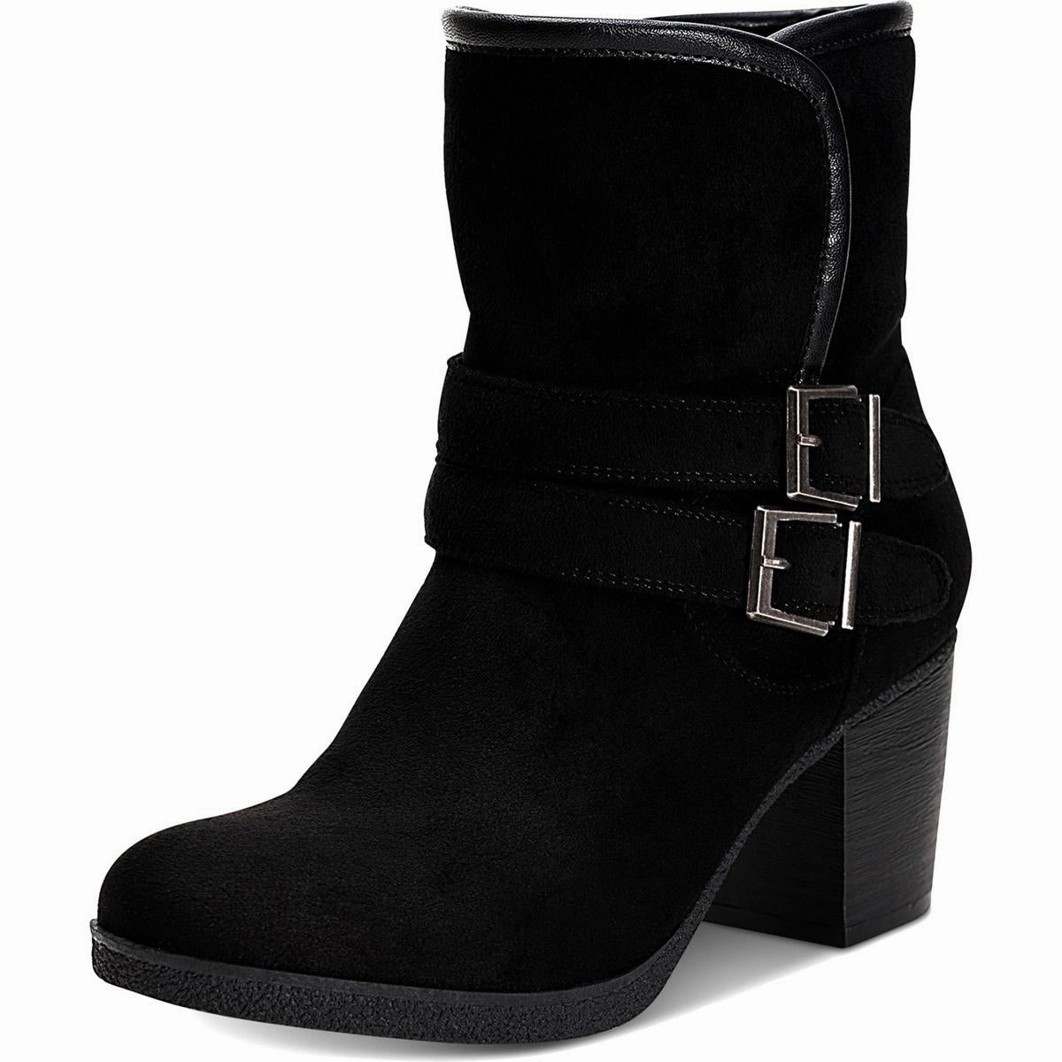Durable Shell Windy Weather GiGii Womens Faux Suede Ankle Booties