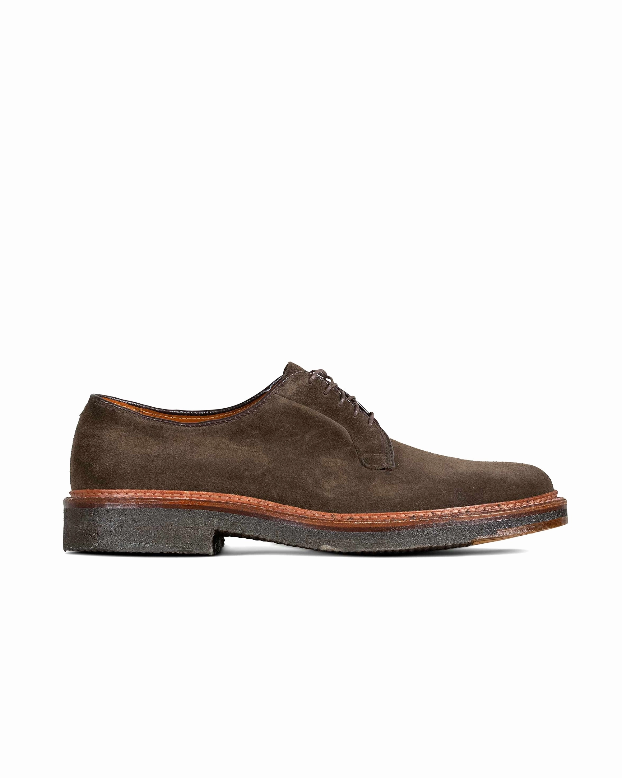 Sweat Resistant Urban Stroll Alden Plain Toe Blucher Loden Suede G2402
