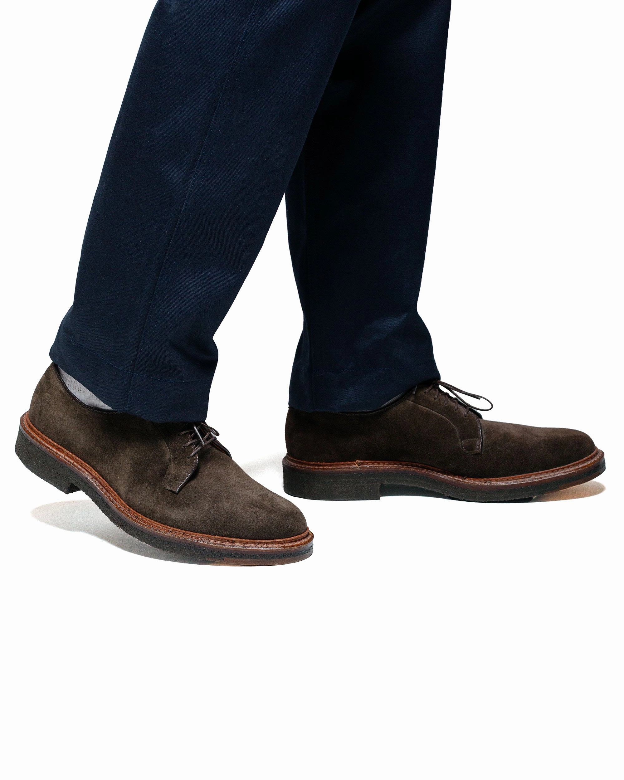 Alden Plain Toe Blucher Loden Suede G2402 Dream Path