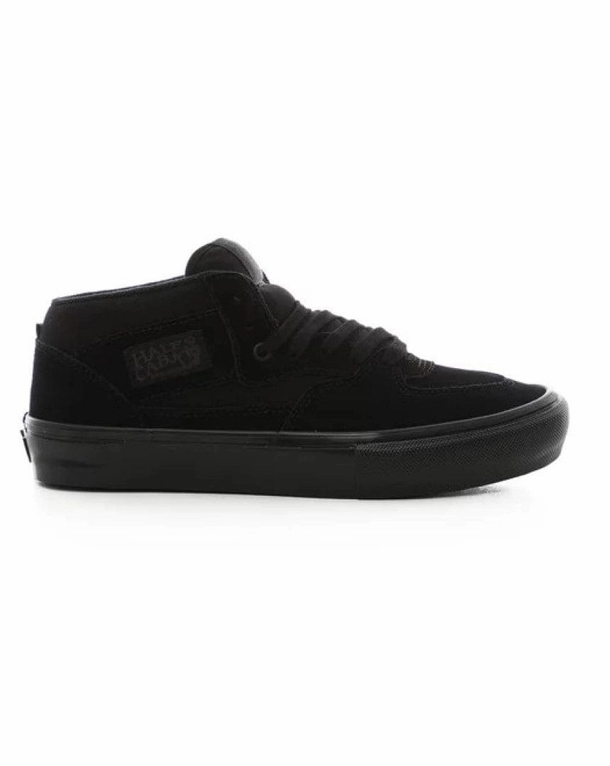 Ultra Responsive Midsole Retro-inspired cushioning Vans Skate Half Cab - Black / Black