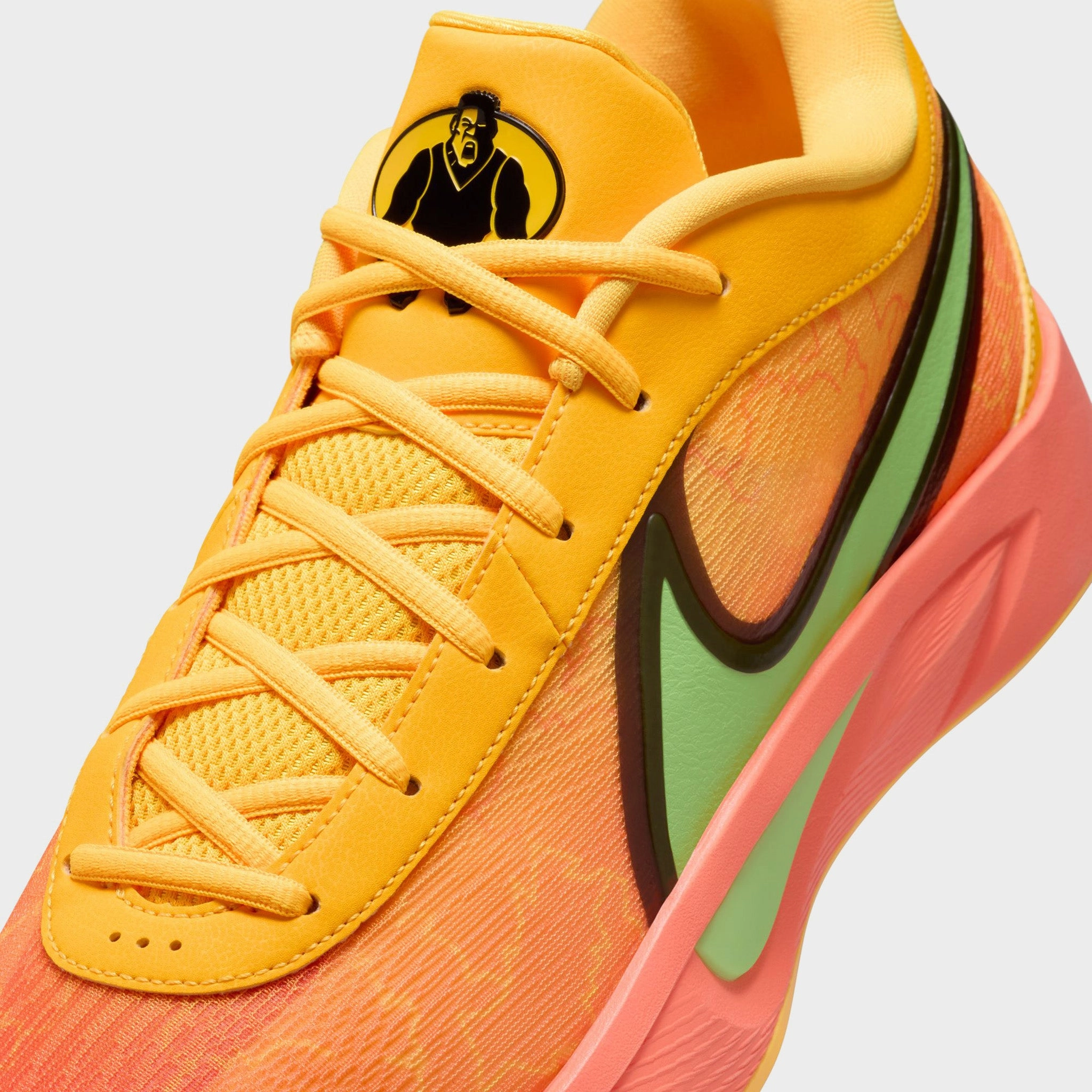Lockdown Fit System Nike Giannis Freak 6 Light Wild Mango / Action Green - Black