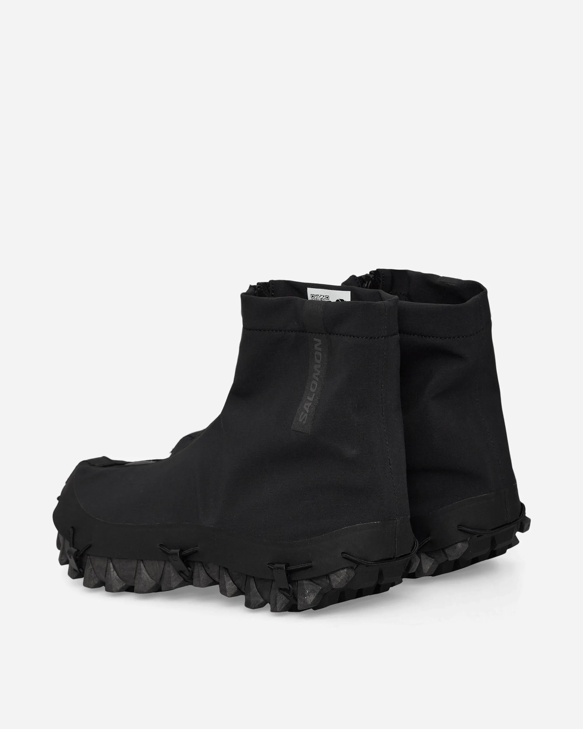 Snowclog Advanced Sneakers Black Gusseted Tongue Design