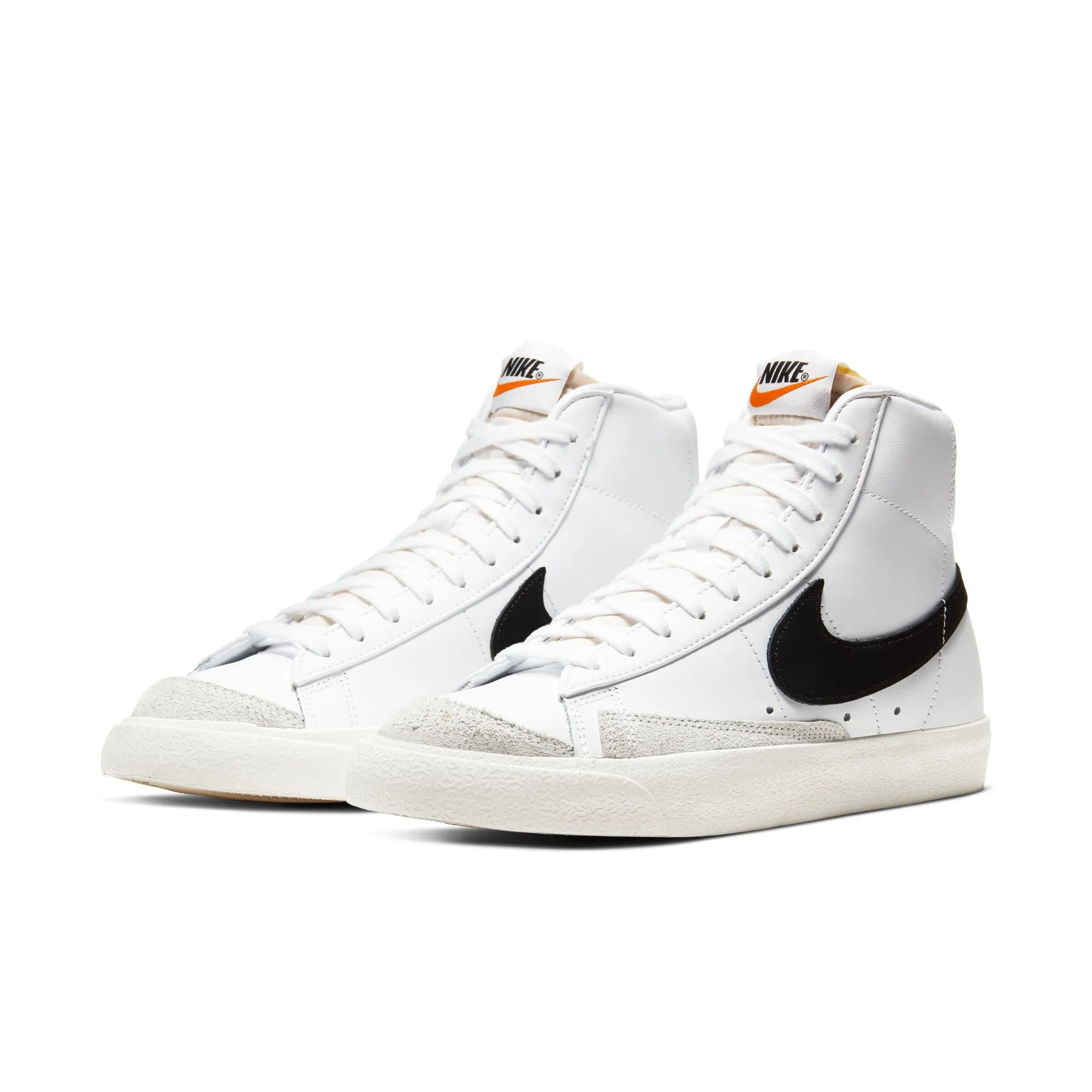 Lightweight Frame Structure Womens Nike Blazer Mid '77 'White/Black'