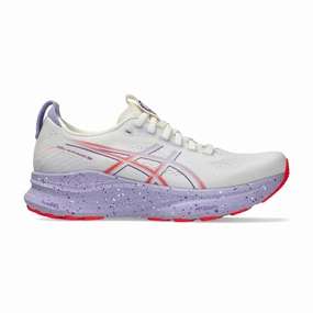 diving shoes ASICS | Women's Gel-Kayano 32 Tokyo Running Shoes - Cream/Edo Purple