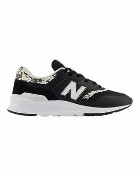 No Friction Women's New Balance 997- Black / Raw Cashew