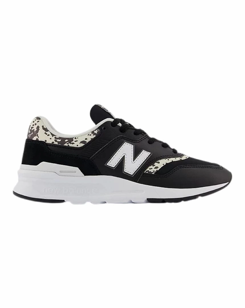 No Friction Women's New Balance 997- Black / Raw Cashew