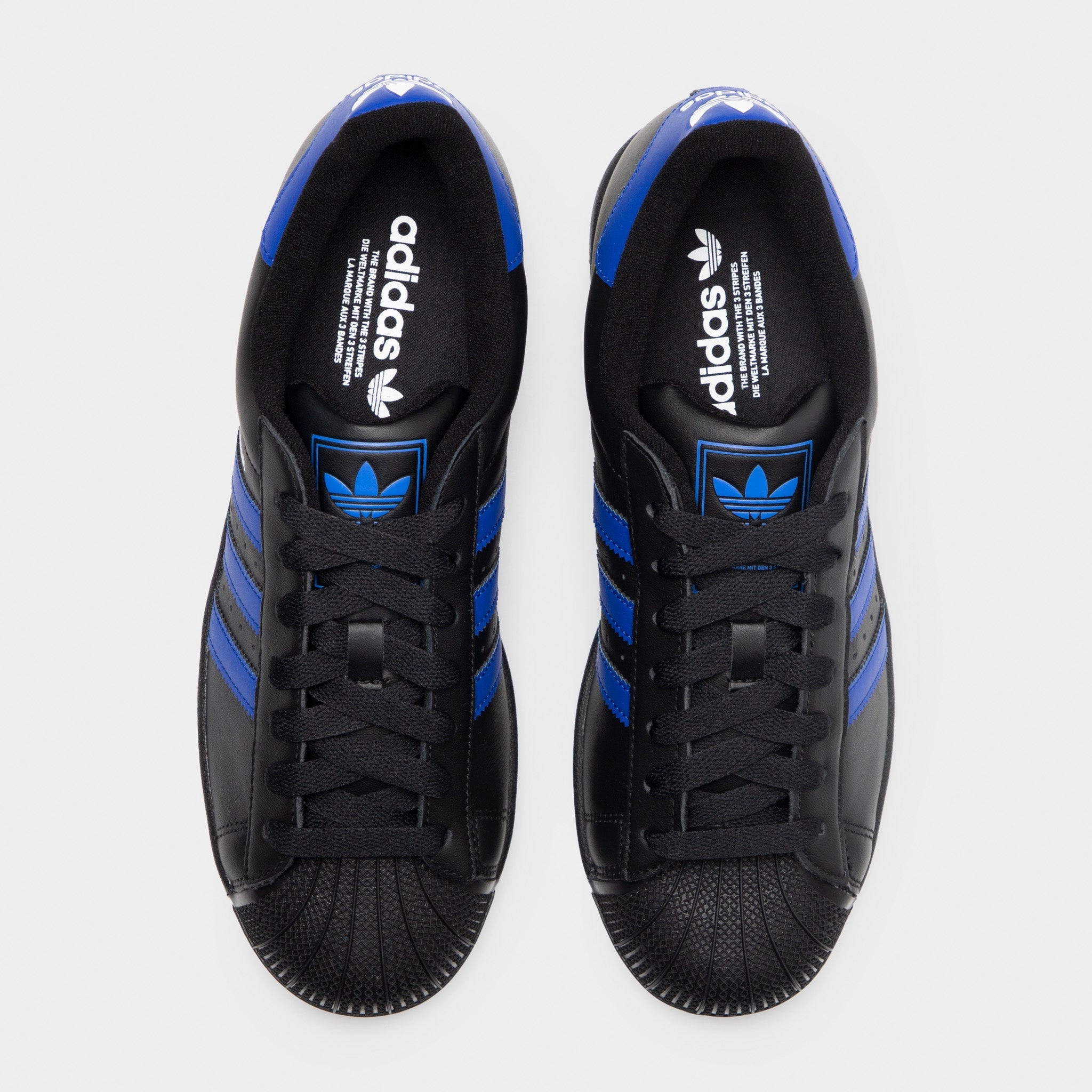 adidas Superstar II Black / Blue - White QuickDry