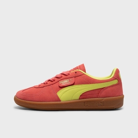 PUMA Women's Palermo Salmon / Lime Sheen - Gum Canvas Casual Look