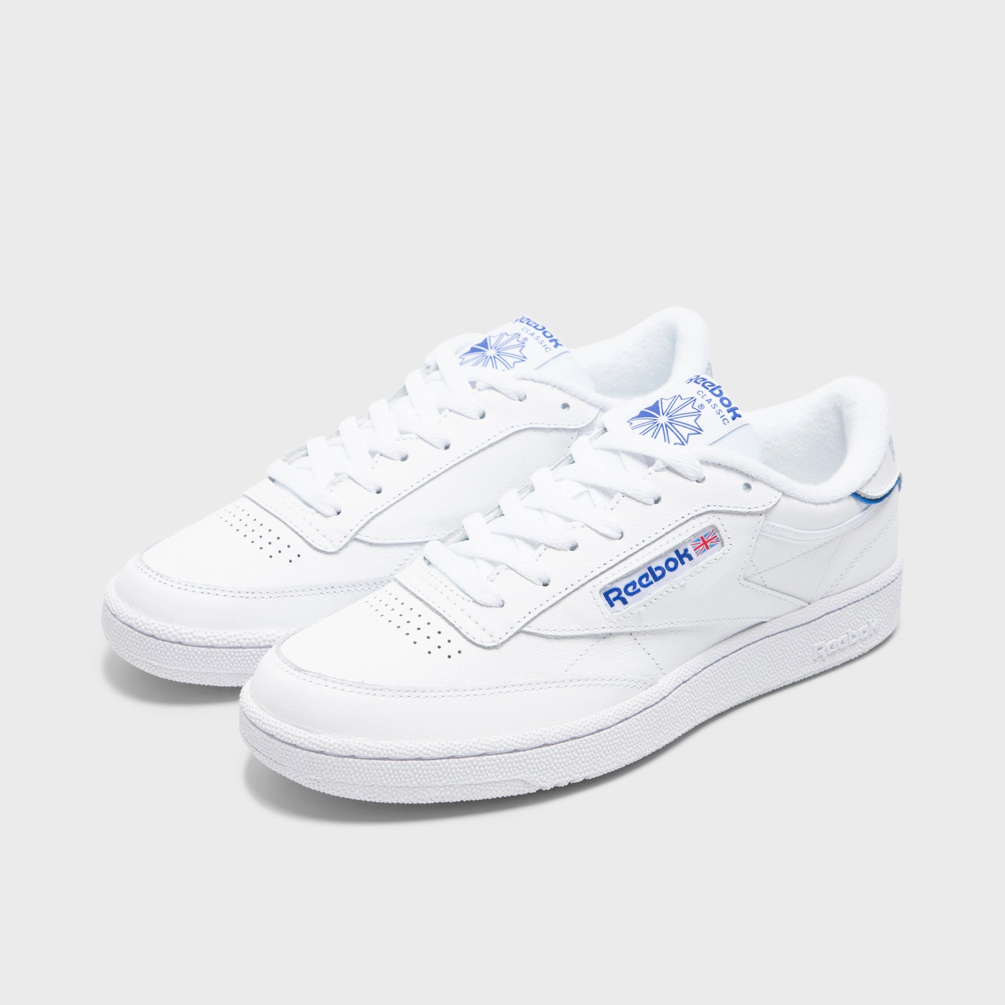 Reebok Club C 85 White / White - Optimum Blue Urban Friendly