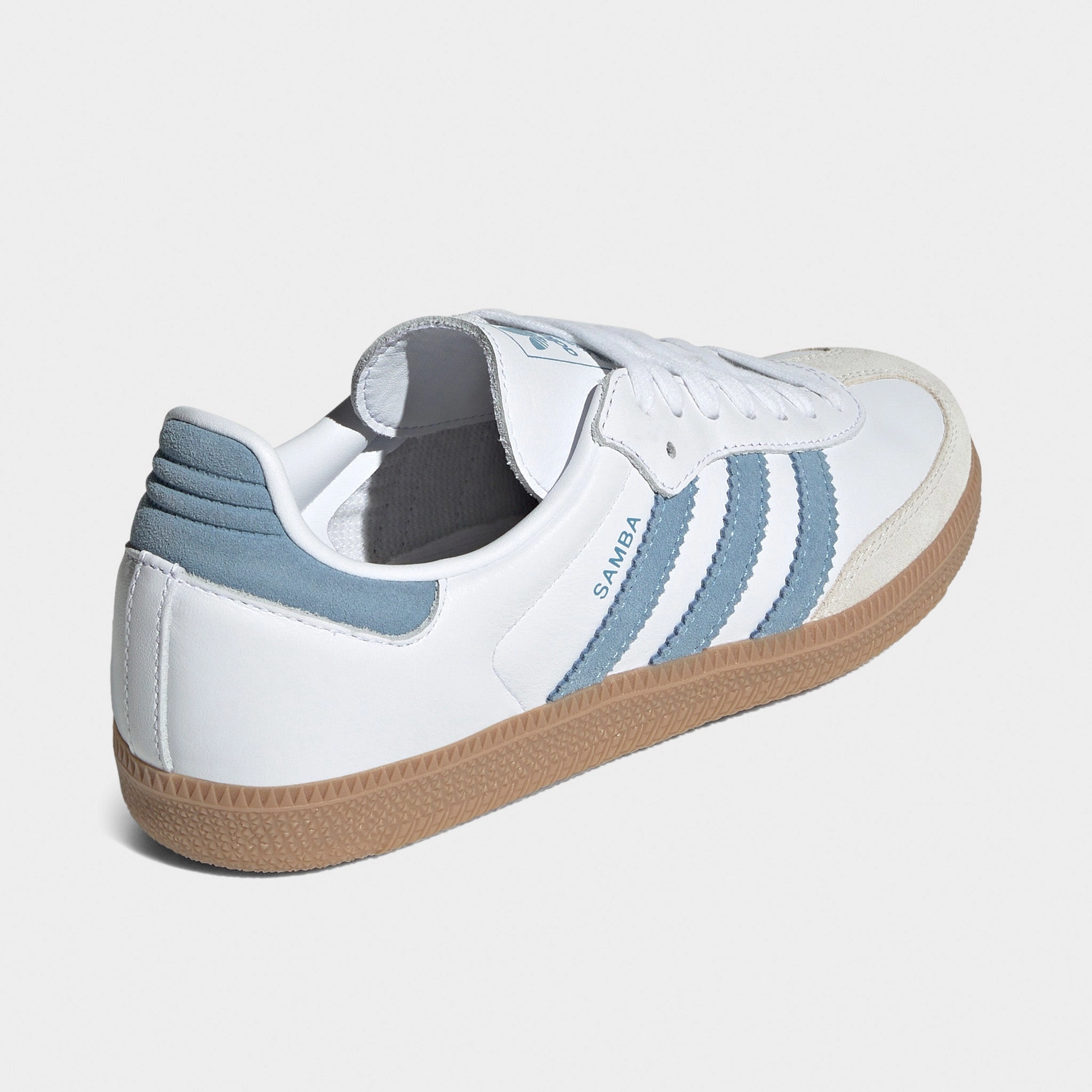 Relax Mode adidas Women's Samba OG White / Alumina - Ash Blue
