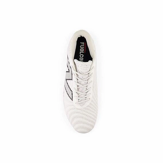 New Balance Men's FuelCell 4040 V7 Metal Baseball Cleats - Optic White / Raincloud - L4040TW7 Firm