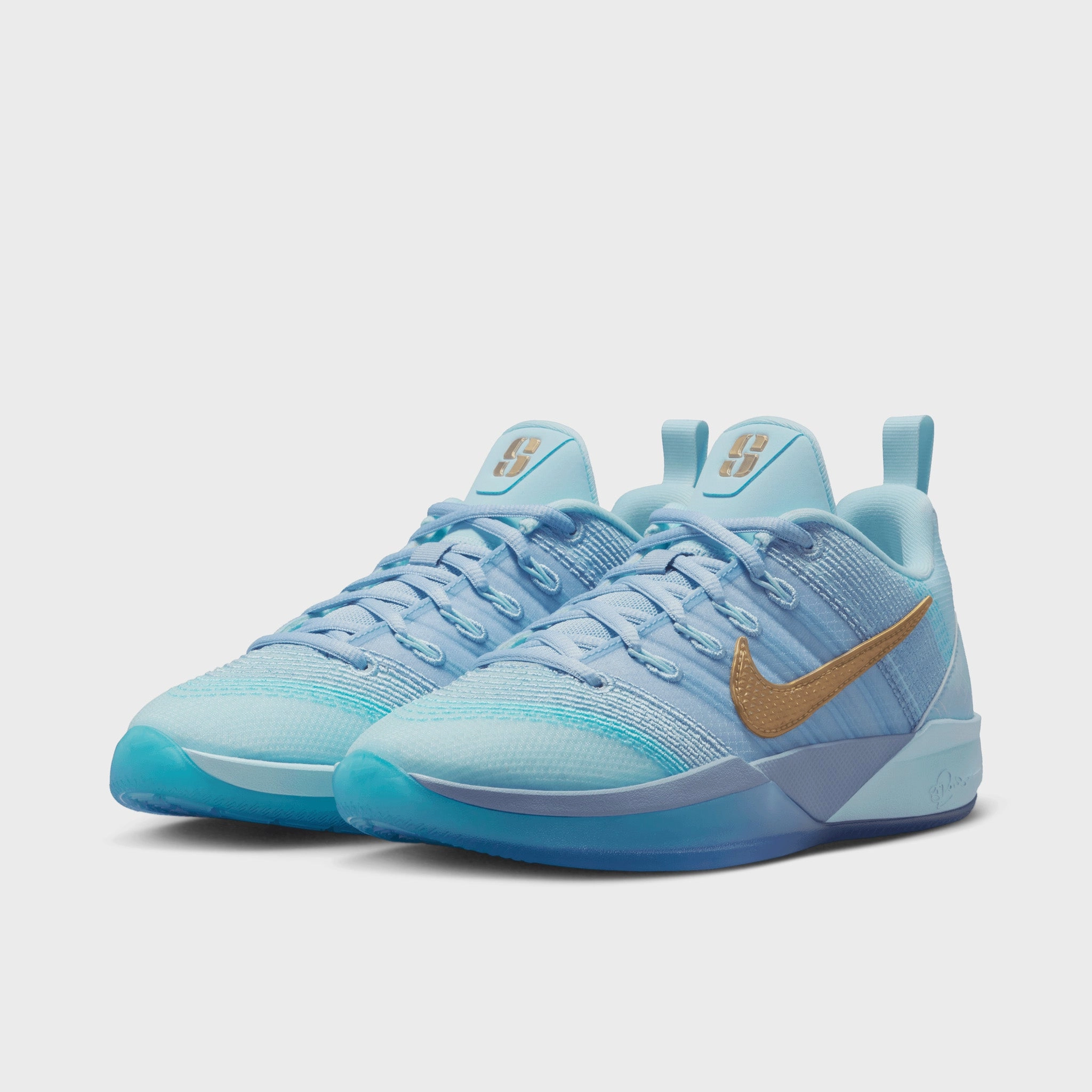 Nike Sabrina 3 GS Glacier Blue / Neptune Blue - Light Armory Blue Zero Drop Platform Design Quick Start