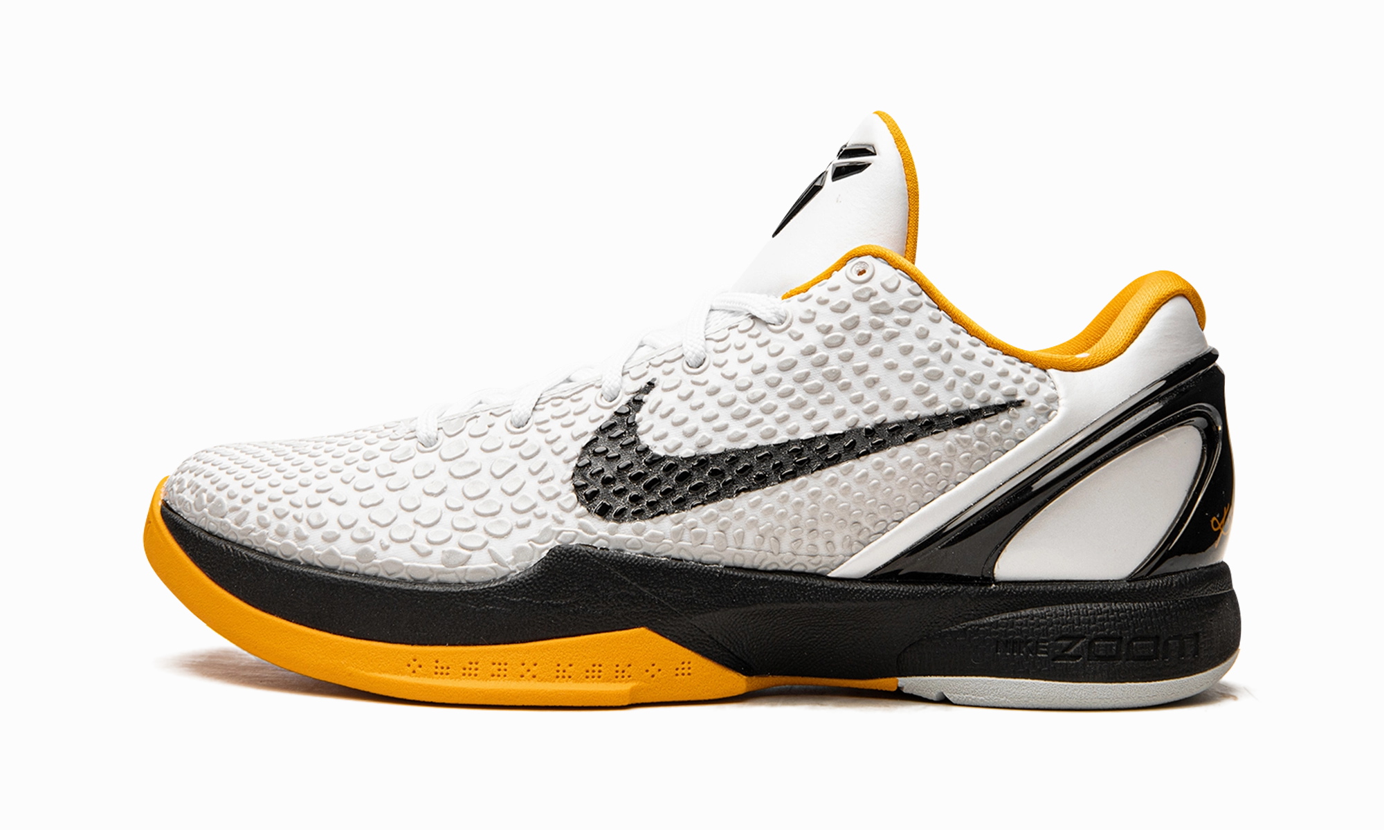 Zoom Kobe 6 Protro "White Del Sol 2021" Indoor Outdoor Impact Absorbing Polymer
