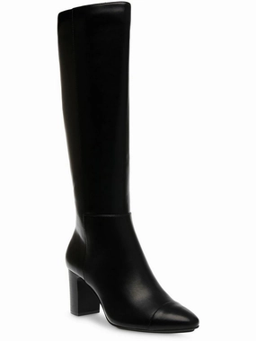 Spencer Womens Faux Leather Tall Knee-High Boots High Traction Stylish Explorer Outdoor Look