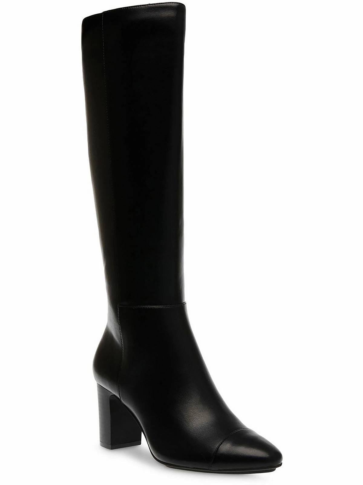Spencer Womens Faux Leather Tall Knee-High Boots High Traction Stylish Explorer Outdoor Look
