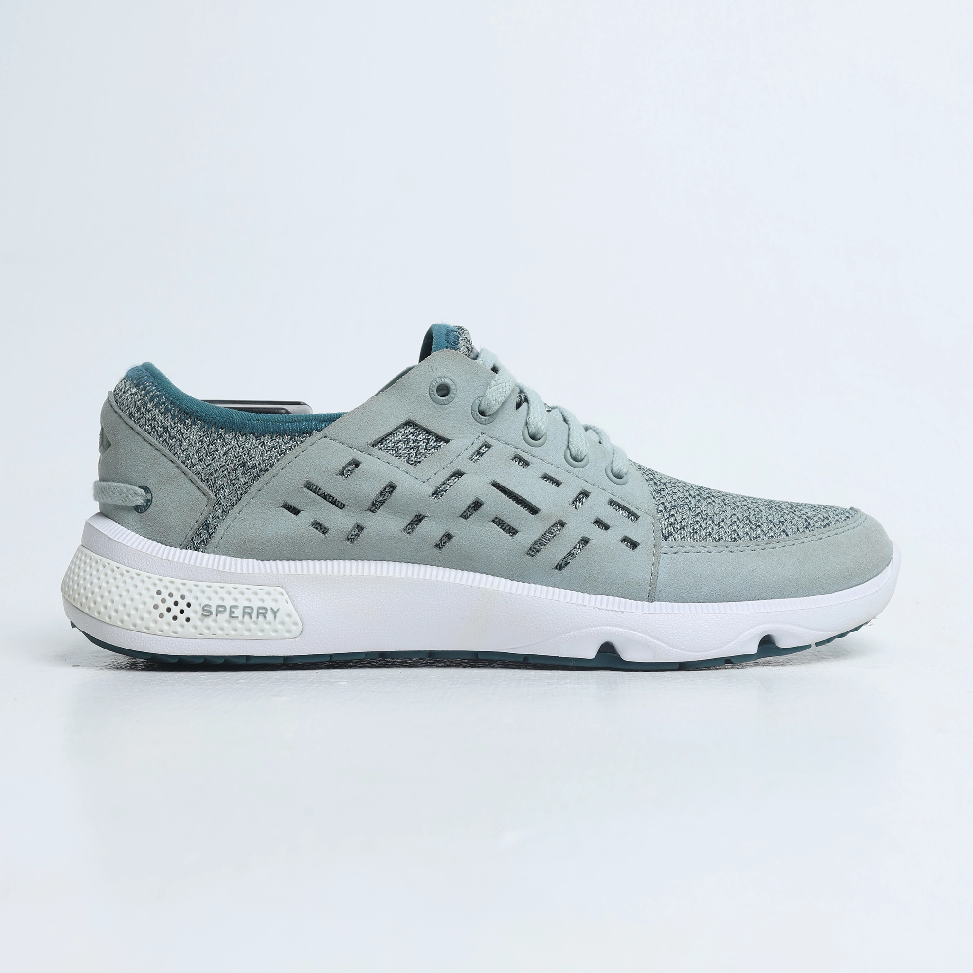 Sperry -  Sperry women s 7 store seas sport sneaker - Sea Green geometric - pattern shoes