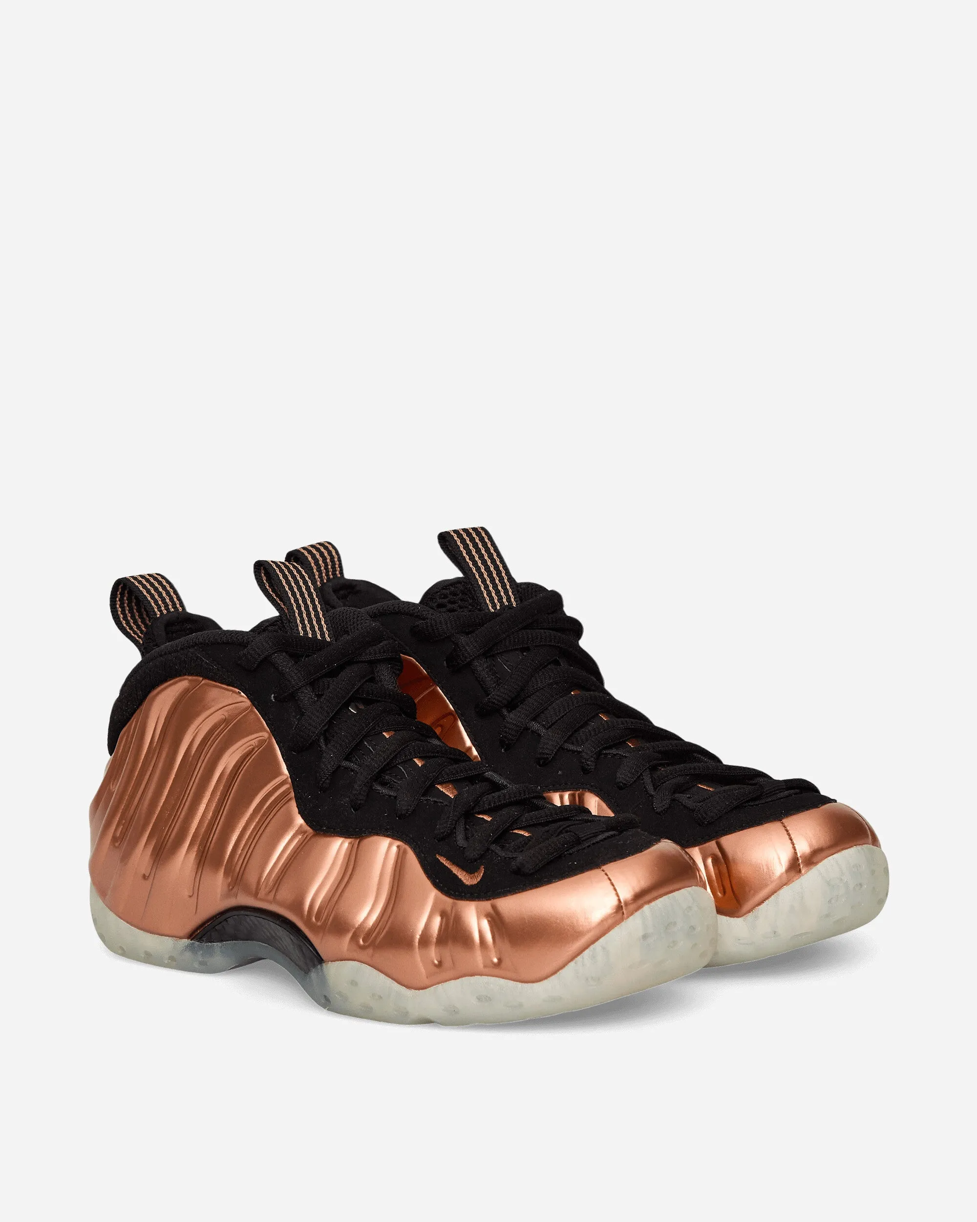 Air Foamposite One Sneakers Metallic Copper Rubber Traction Pods Power Stride