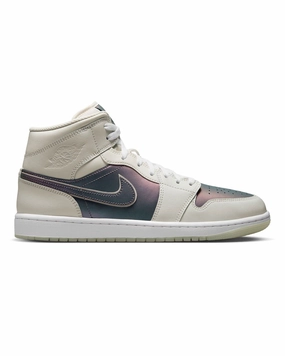 Tear Resistant Stitching Jordan 1 Mid SE - Phantom / Phantom - White
