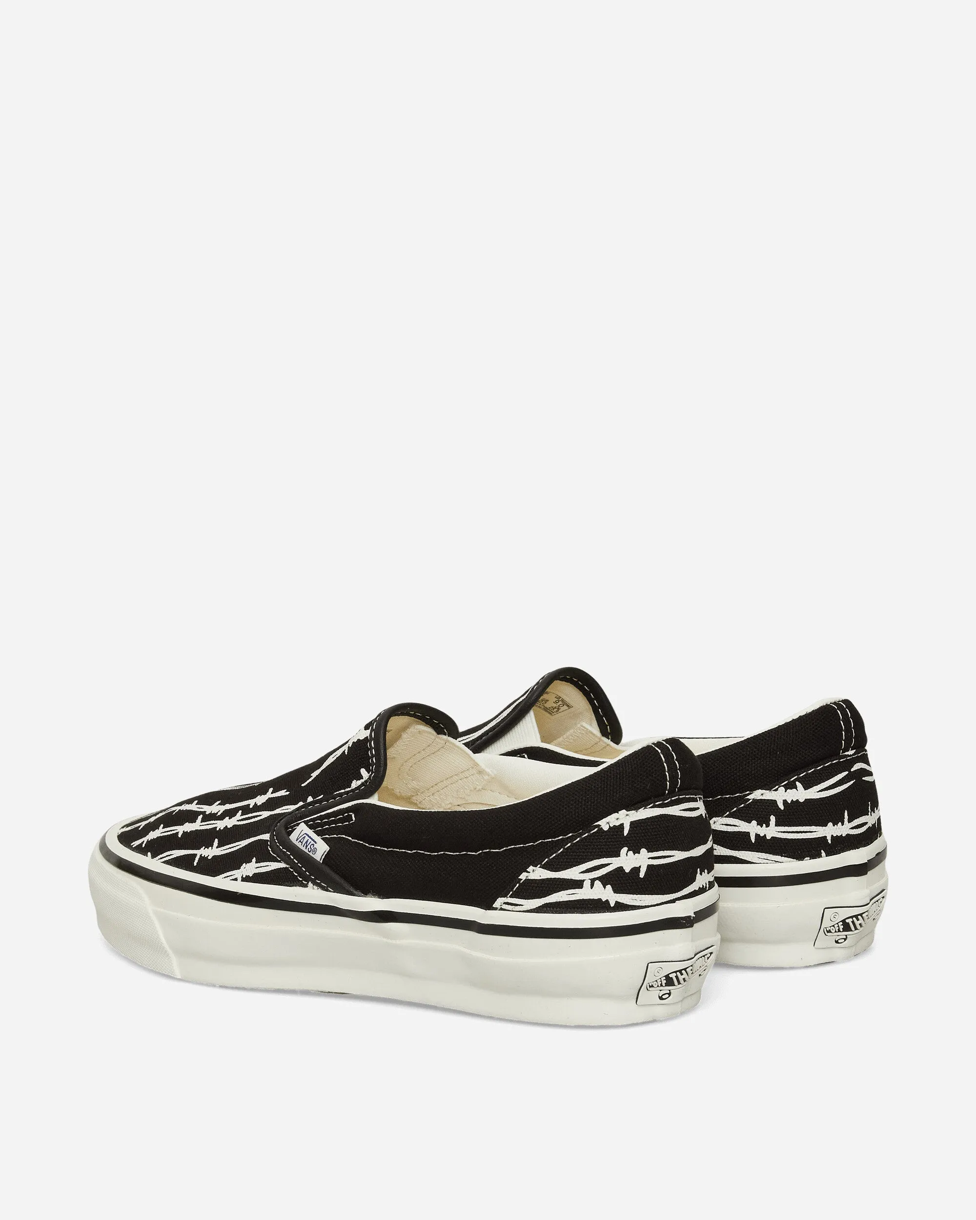 Classic Slip-On Reissue 98 Sneakers Black / Barbed Wire Cushioned durability