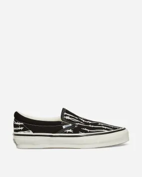 Lace Lock Classic Slip-On Reissue 98 Sneakers Black / Barbed Wire