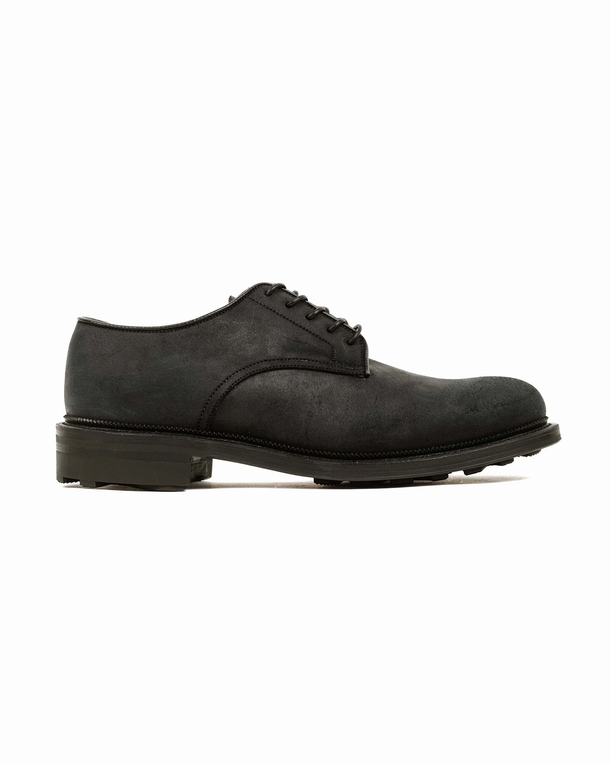 Viberg Rockland Blucher Black Waxy Commander Breathable Material