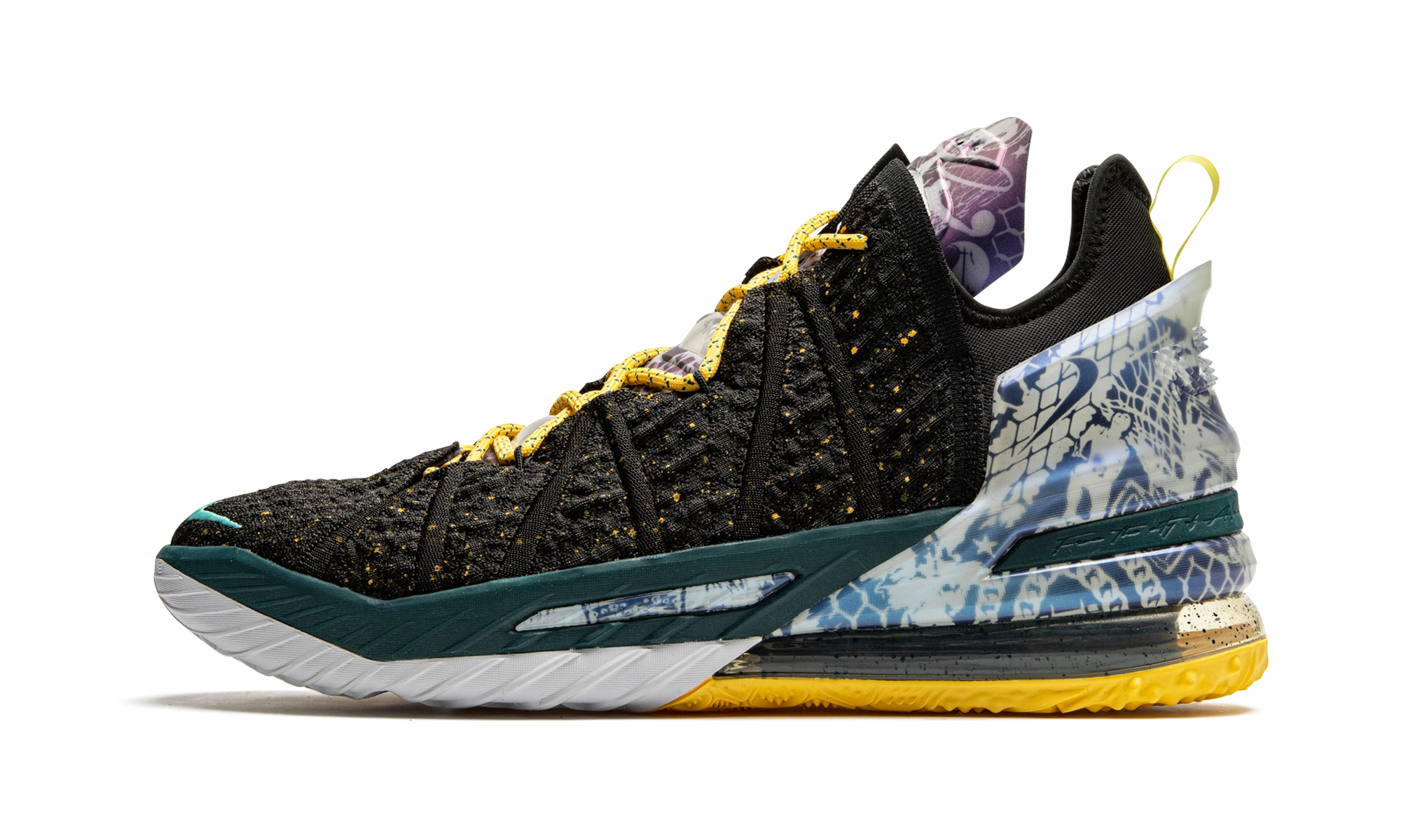Lebron 18 "Reflections" Durable Tread Pattern