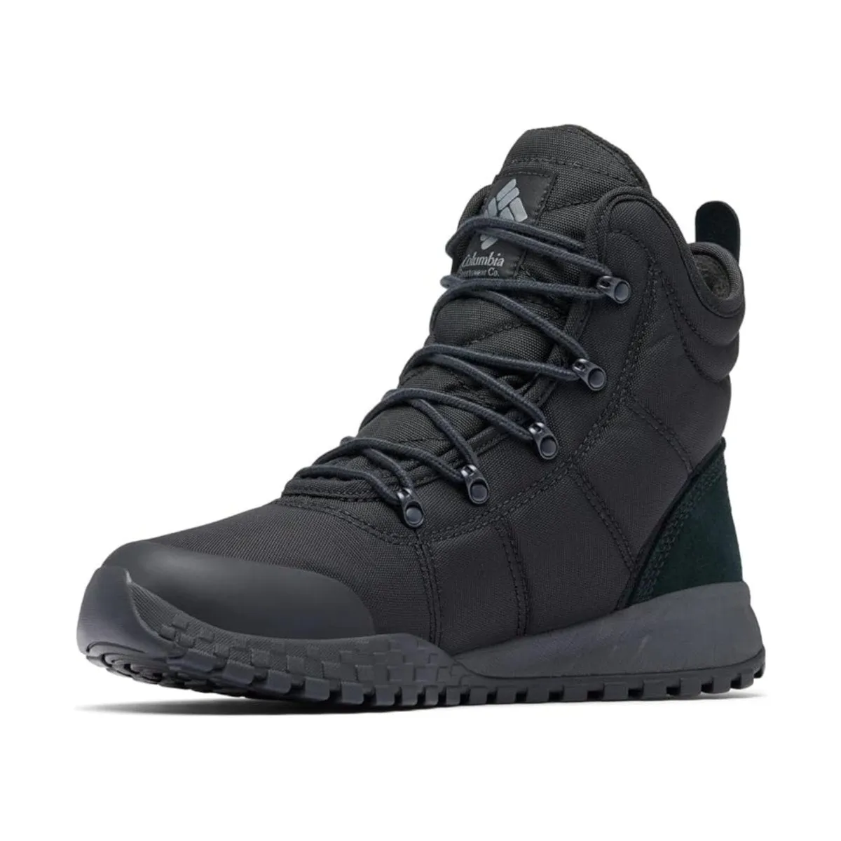 Columbia Men's Fairbanks Omni-Heat Black/Titanium II Waterproof Low Profile Night Travel Padded Interior City Walking