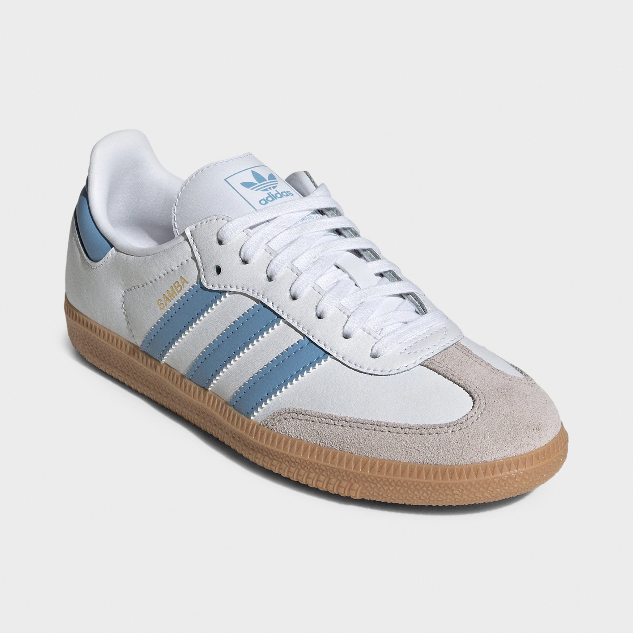 Vacation Ready adidas Juniors' Samba OG White / Ash Blue - Gum