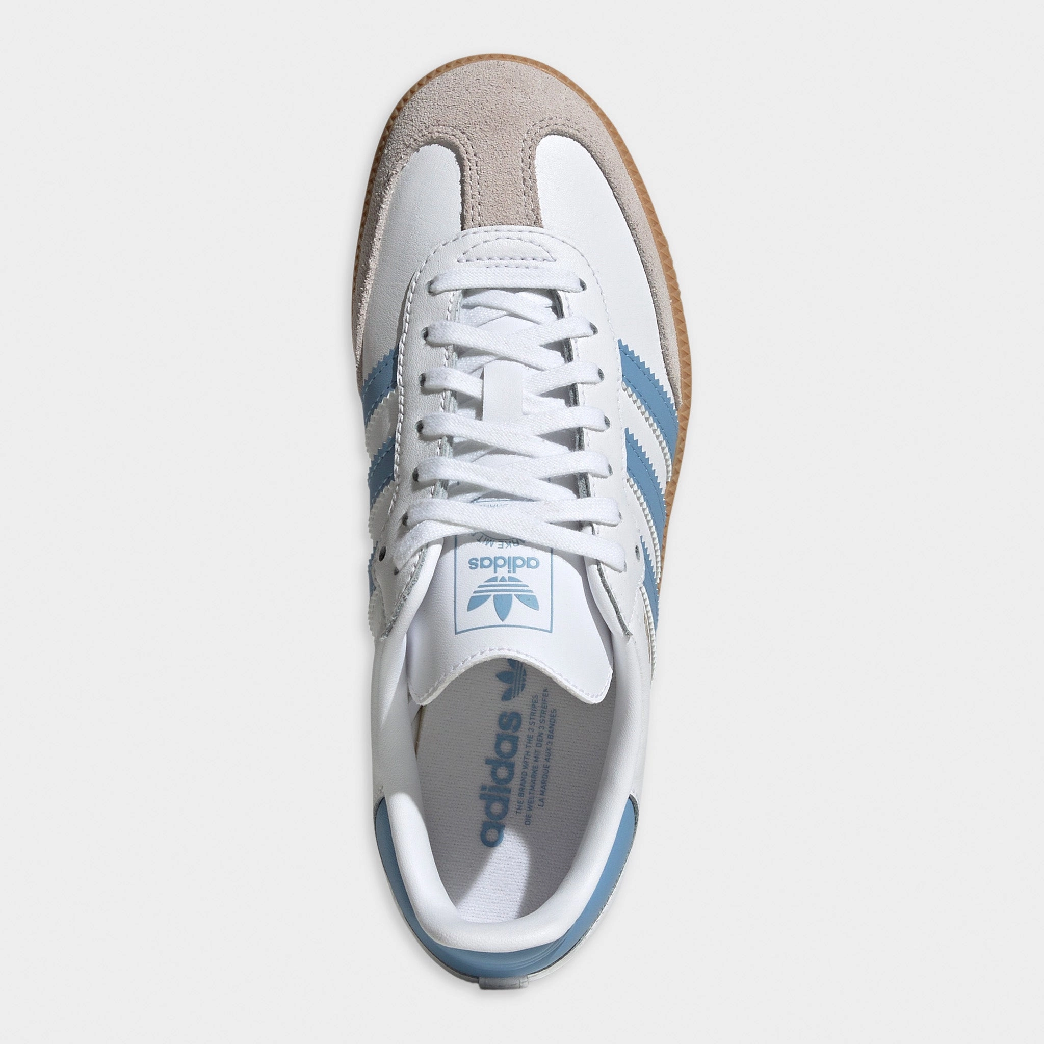 Comfort Flex Herd Path adidas Juniors' Samba OG White / Ash Blue - Gum