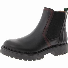 Womens Zipper Leather Chelsea Boots Casual Look