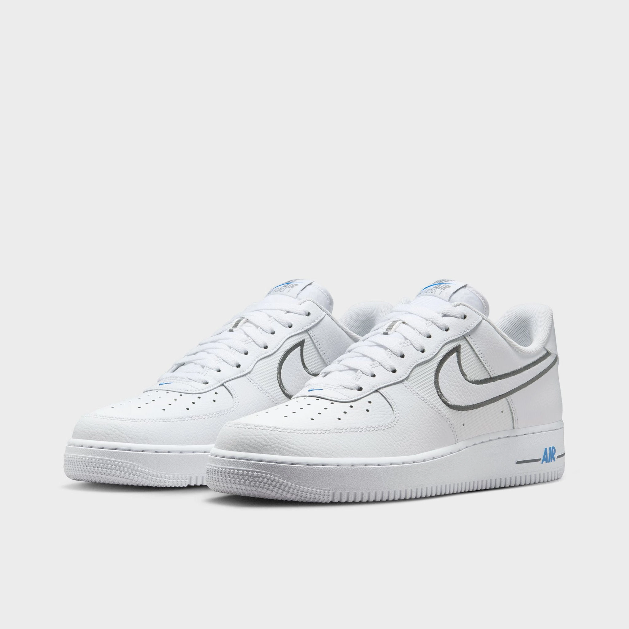 Odor Control Lining Nike Air Force 1 '07 White / Cool Grey - Photo Blue