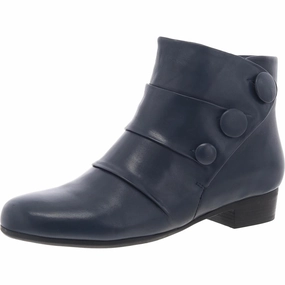 Womens Zipper Ankle Boots Pointed Toe