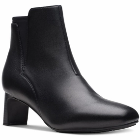 Hunter Kyndall Faye Womens Leather Ankle Booties