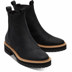 Dakota Womens Leather Pull On Chelsea Boots Anti Odor Technology