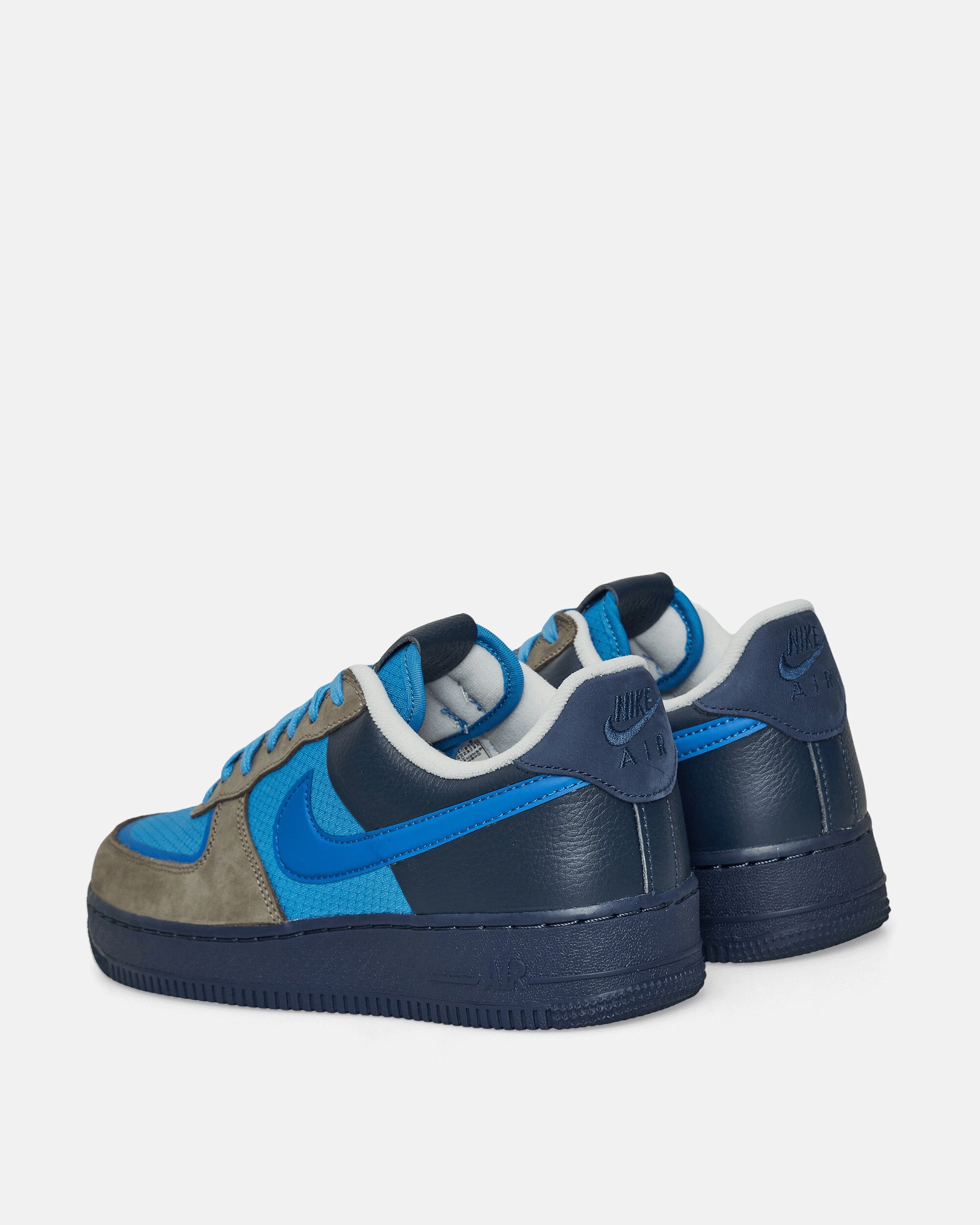 Stash Air Force 1 Low Sneakers Soft Grey / Harbor Blue Urban Performance Casual Vibe