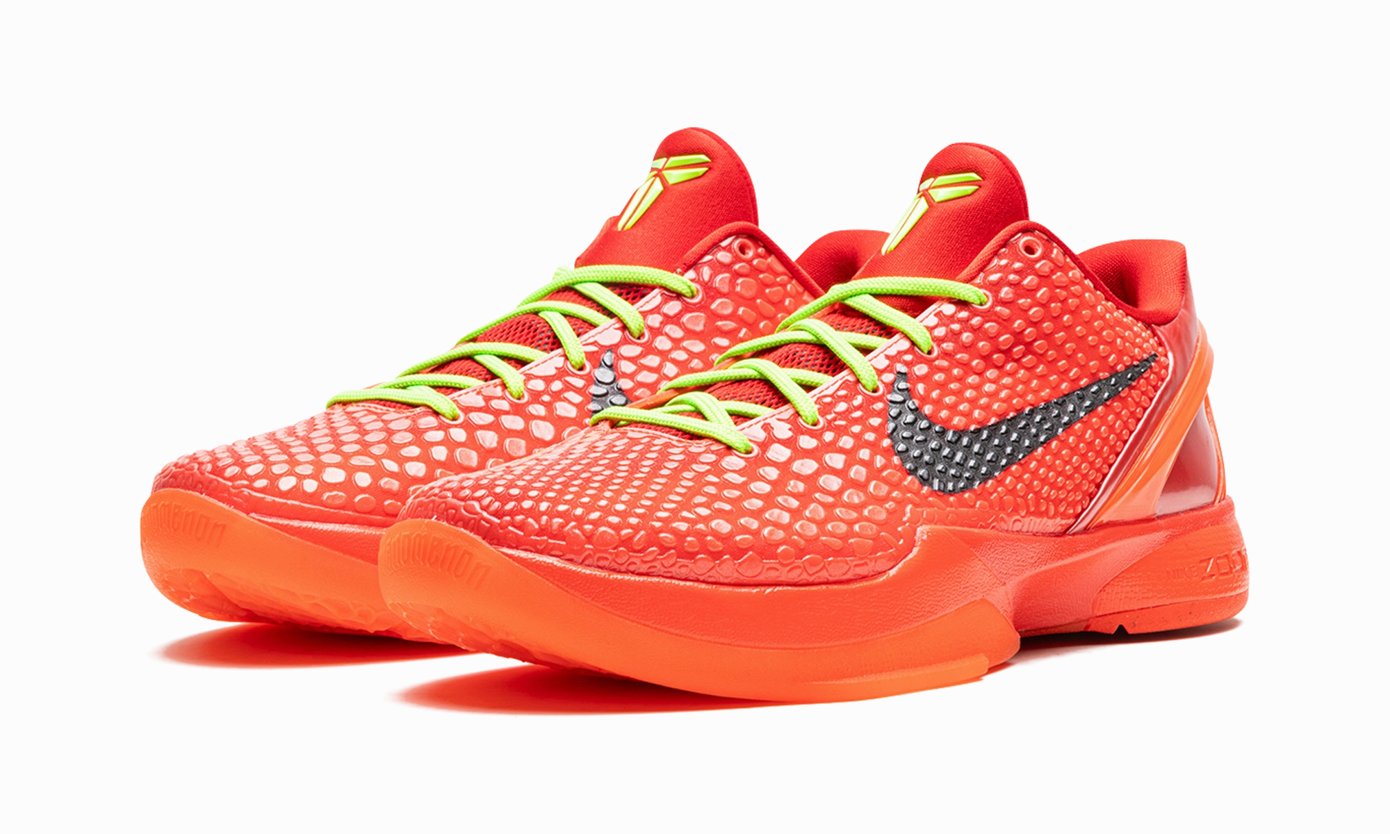 Kobe 6 Protro "Reverse Grinch" Phylon Midsole Slip   Resistant