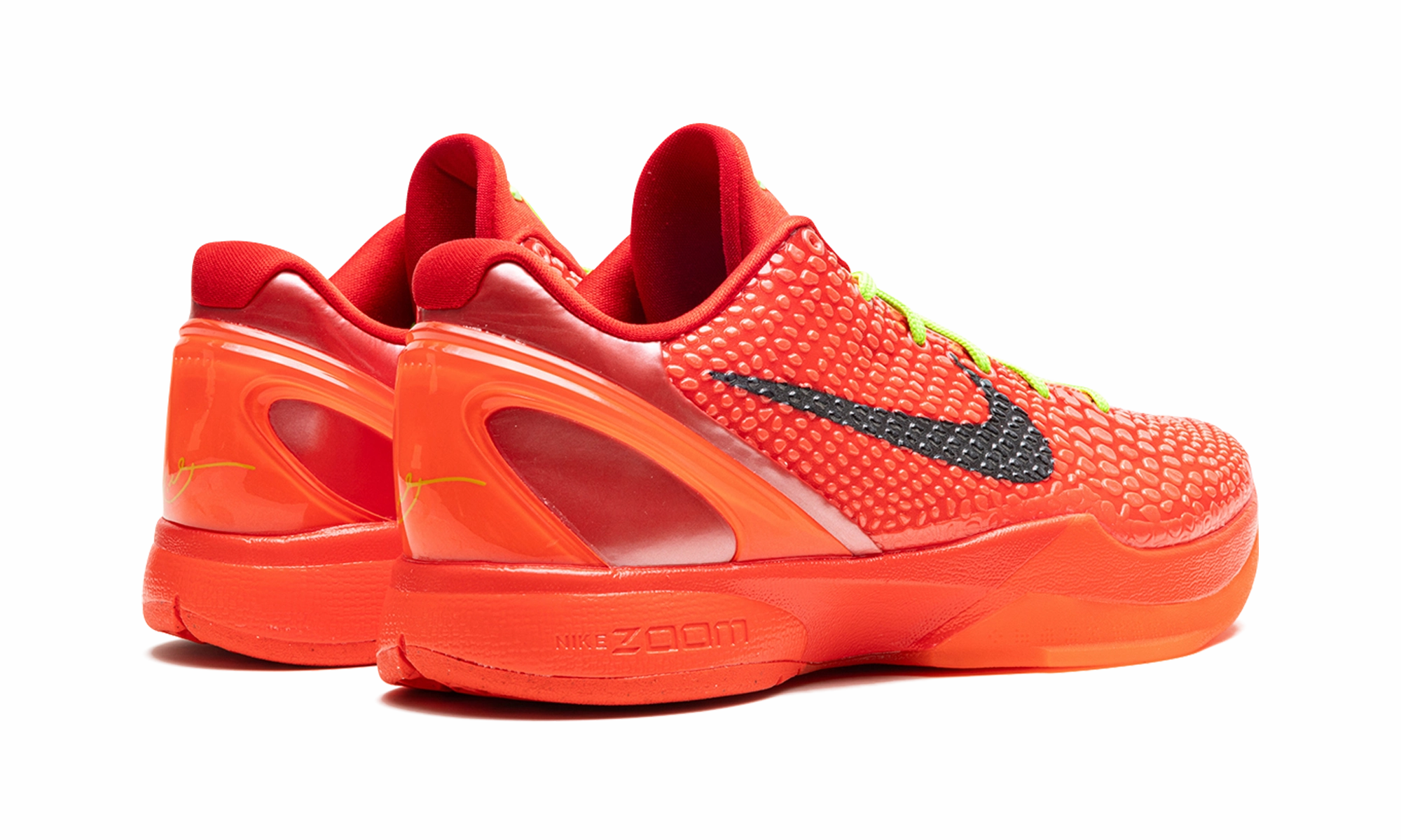 Durable Rubber Springy Ride Geometry Kobe 6 Protro "Reverse Grinch"