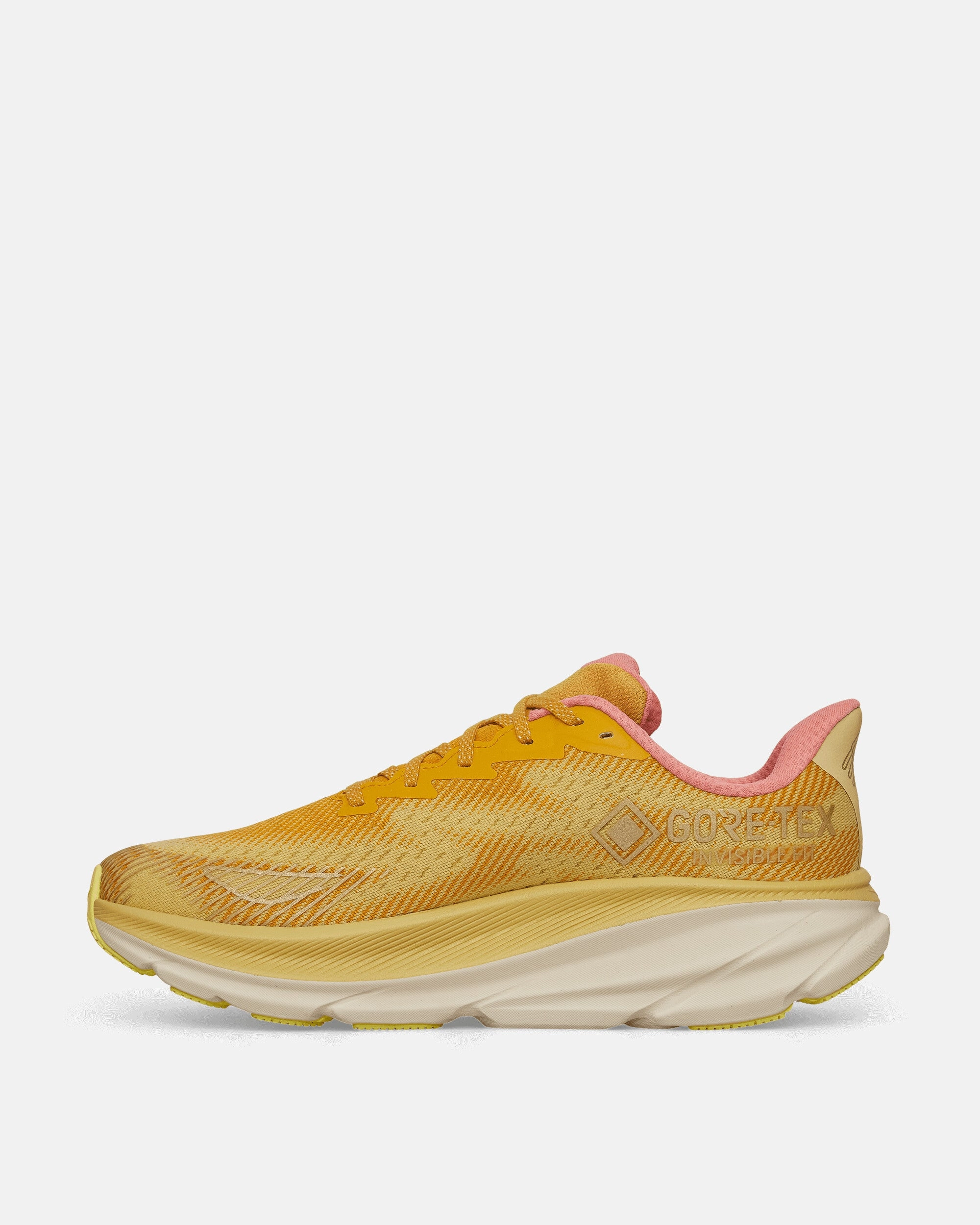 Stealth/Tech Clifton 9 GORE-TEX Sneakers Varsity Yellow / Vanilla Abrasion Resistant Upper Custom Fit