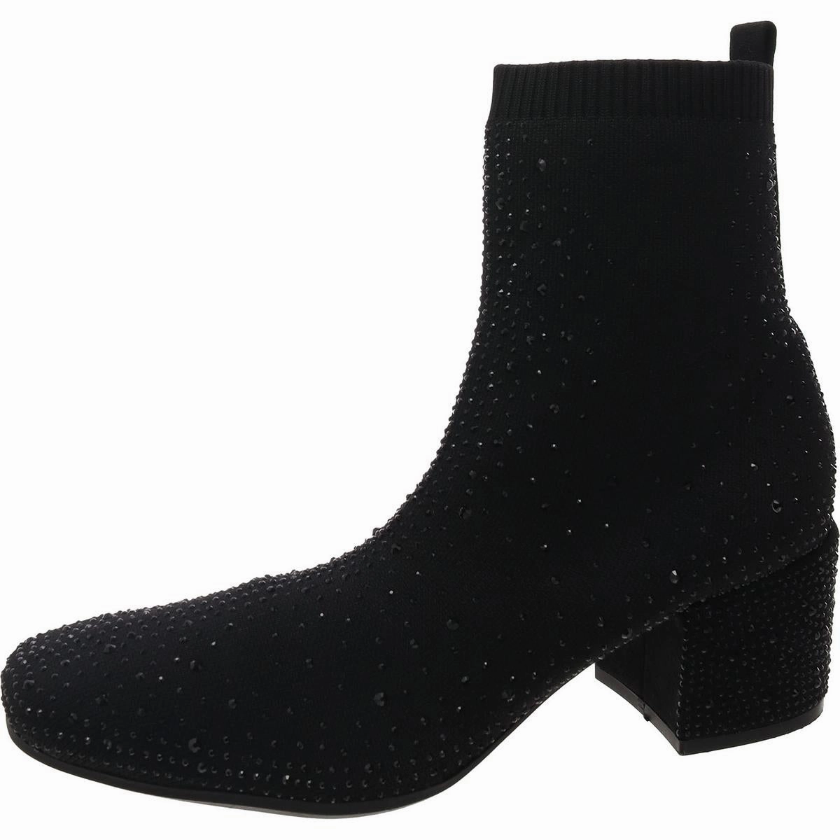 Anti Fatigue RENEECHELSEA Womens Rhinestone Manmade Ankle Boots