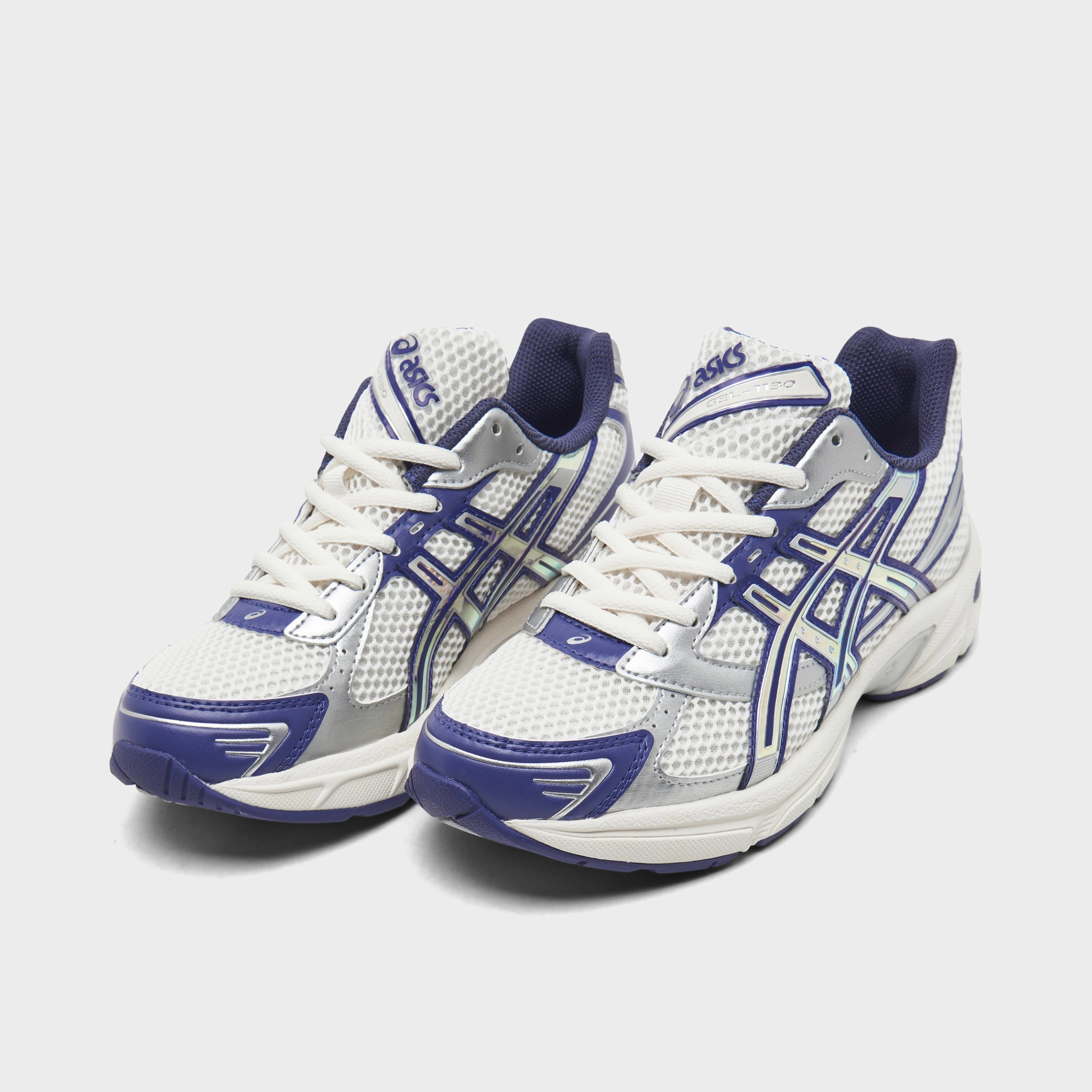 ASICS JD$ Women's Gel-1130 Cream / Skipper Blue Shine Hike Walk Style