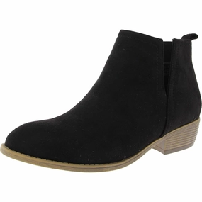 Casual Footwear 006920 Womens Block Heel Manmade Ankle Boots