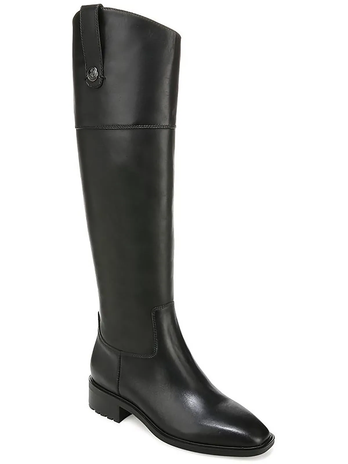 Cushioned Step Weather Resistant User Drina ATH Womens Leather Bock Heel Knee-High Boots
