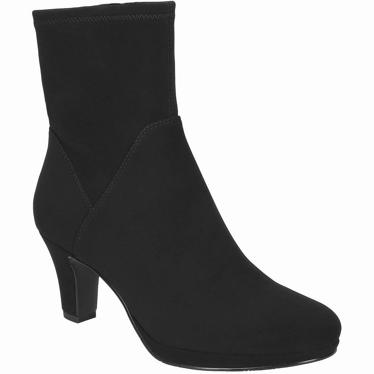Feather Light Cold Weather Commuter SOLANA Womens Solid Manmade Mid-Calf Boots