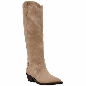 Kitt Womens Suede Derby Over-The-Knee Boots Stable Support Morning Walk