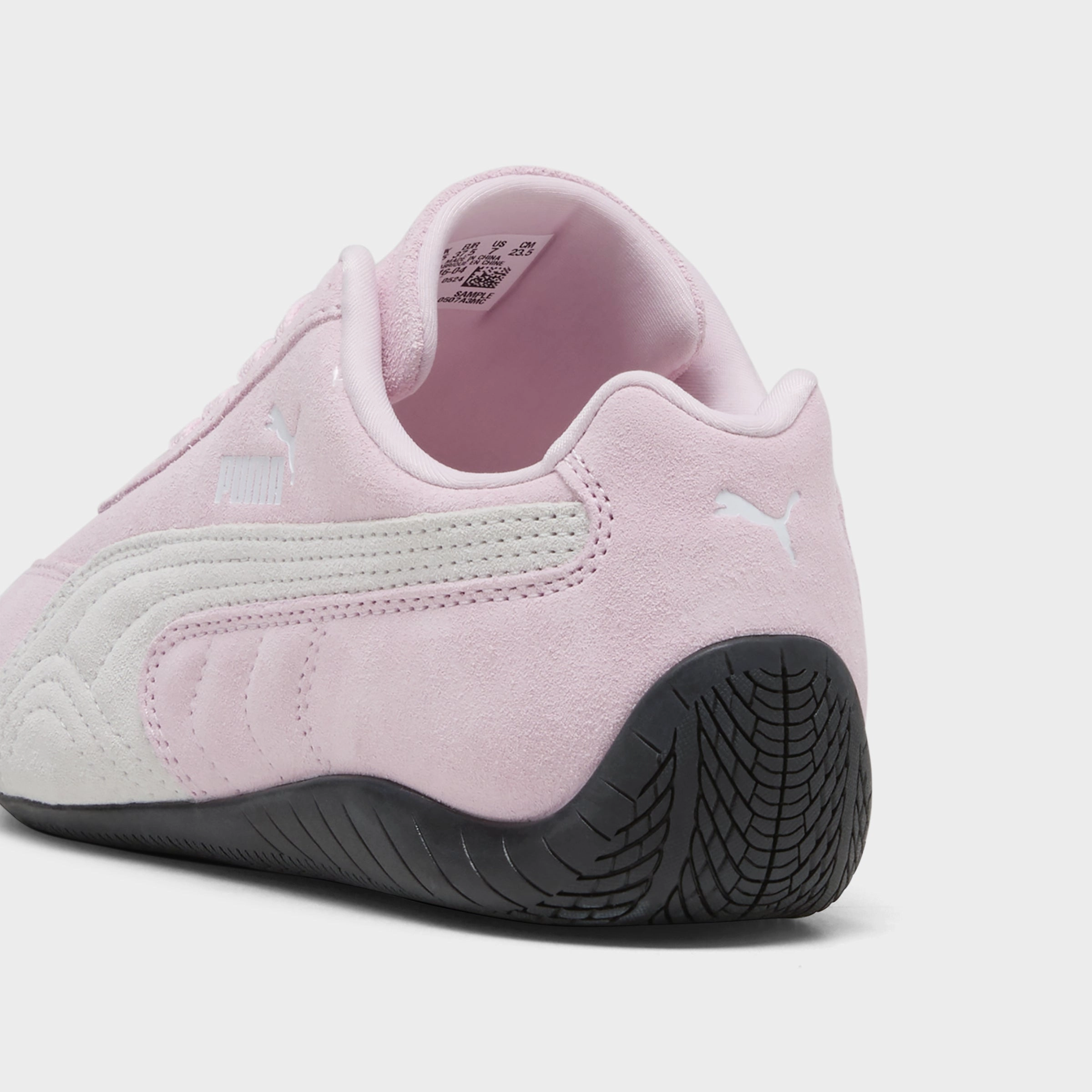 Slim Footprint Sporty Look PUMA Women's Speedcat OG Whisp of Pink / White