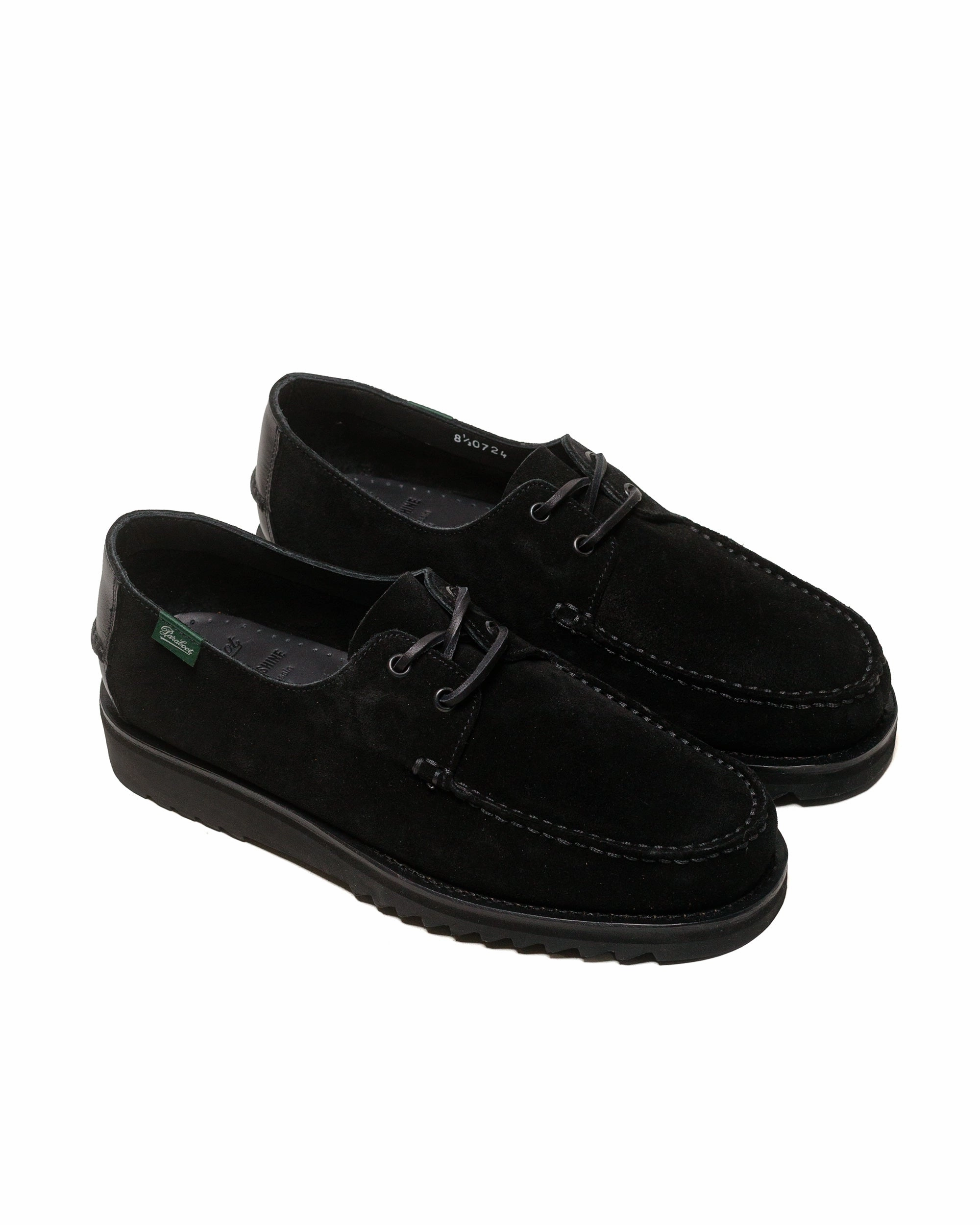 Paraboot KAPTAIN SUNSHINE Domingue Suede Black Waterproof Standing All Flexible