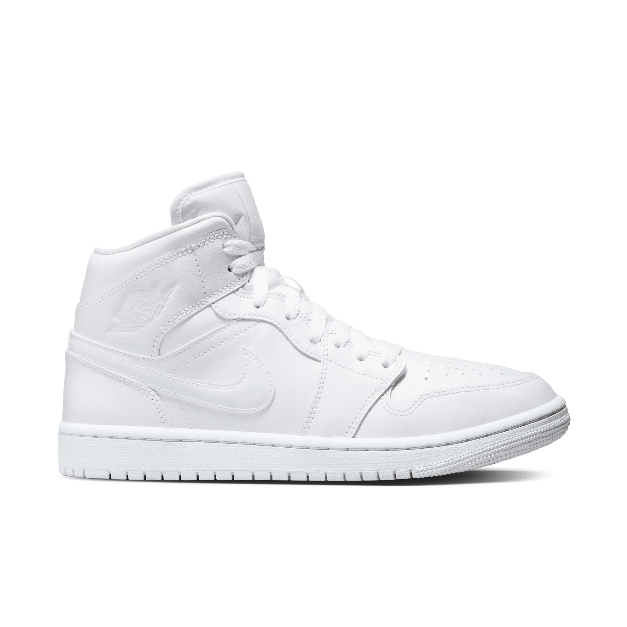 Womens Air Jordan 1 Mid 'White' Grip Texture