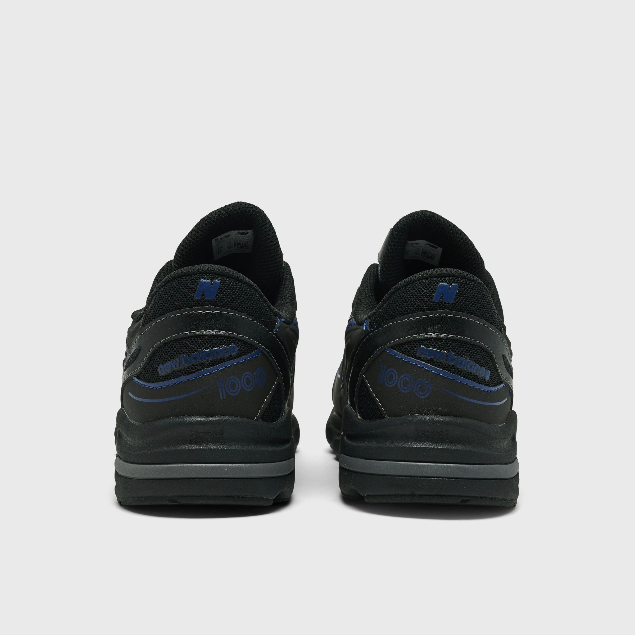 New Balance Juniors' 1000 Black / Galaxy Blue pre - workout